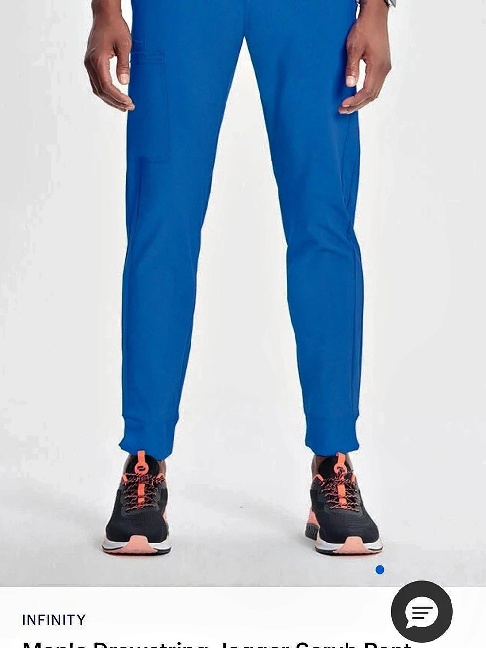 Men Infinity Cherokee men blue scrub pants